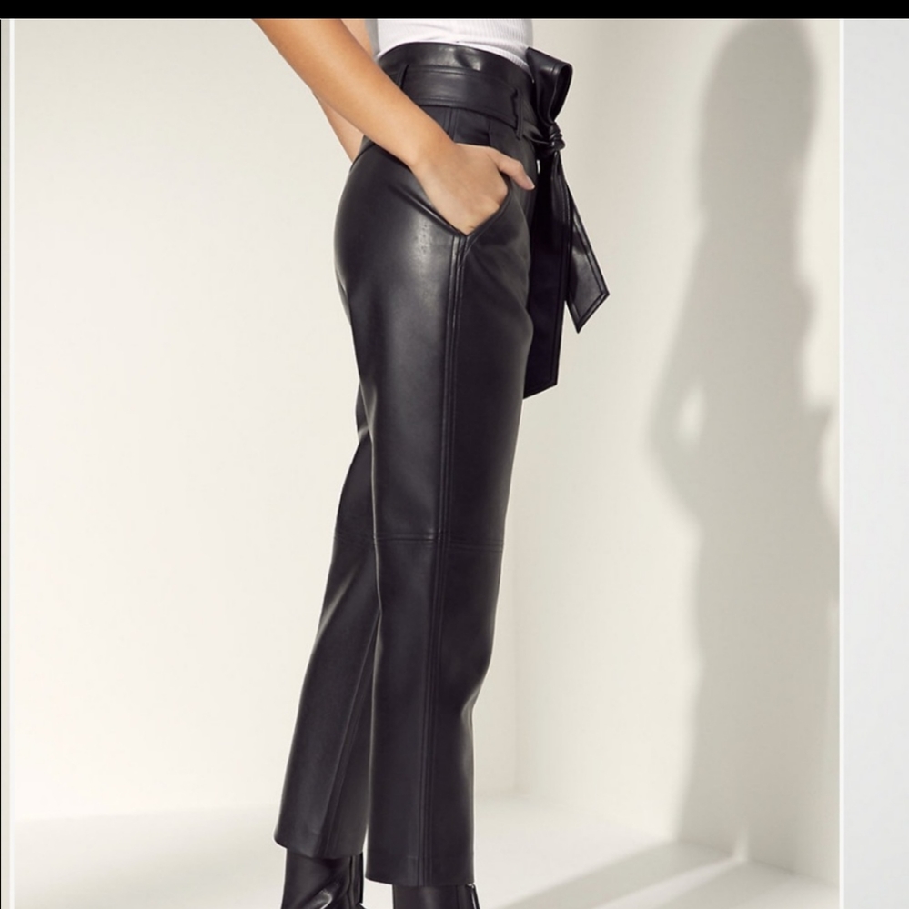 SALE 🚨Babaton Vegan leather belted Pant - Picture 3 of 7